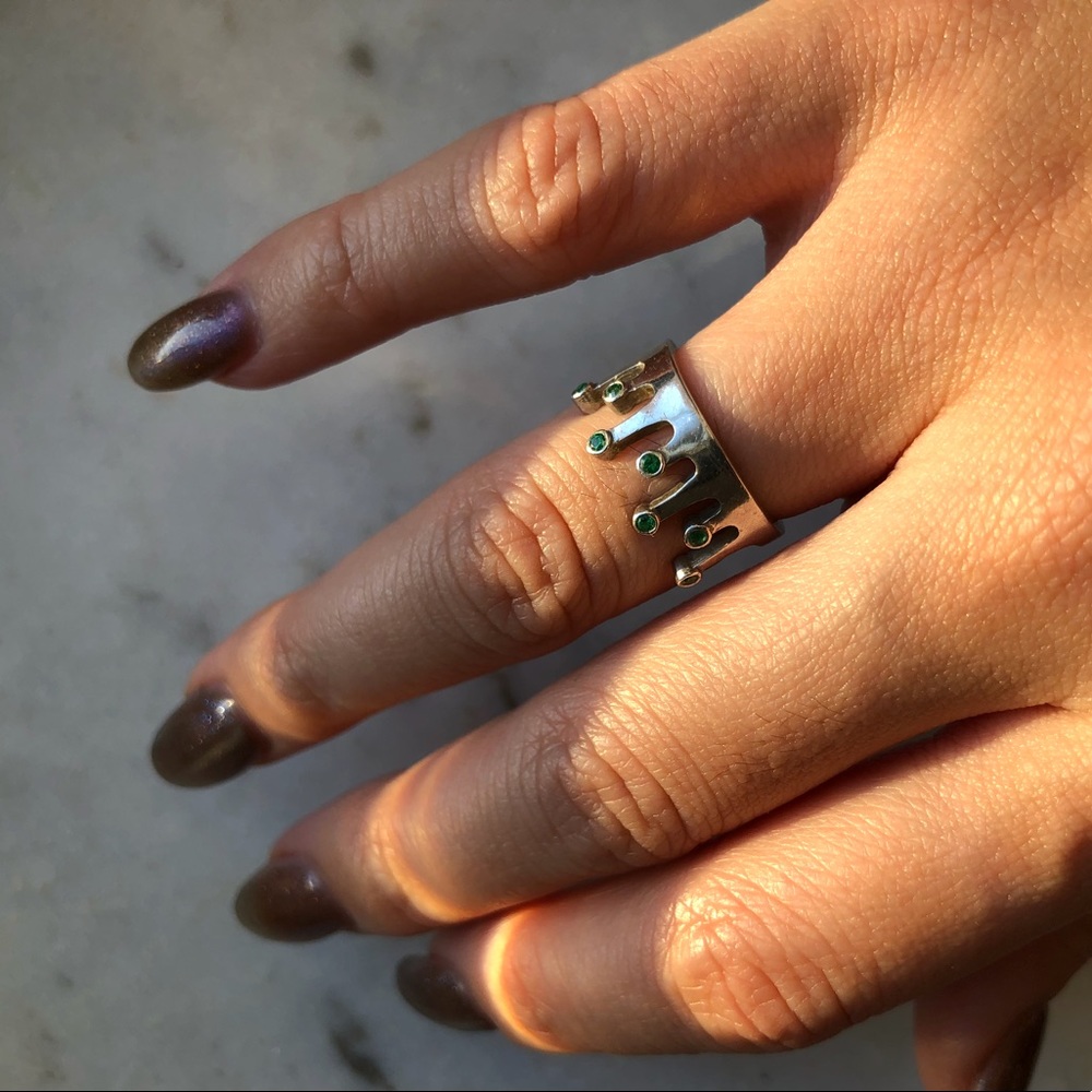 Crown Sterling Silver Ring